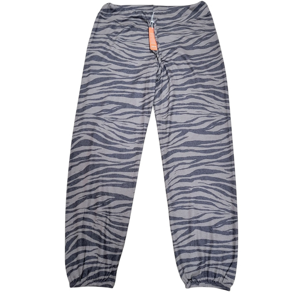 Sundry Cheetah Sweatpants 2 Women's Waist 28" Inseam 28"